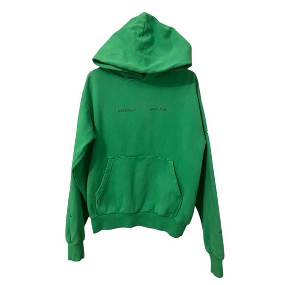 Beyoncé Renaissance World Tour 2023 Hoodie Small Green Sweatshirt Official Merch - Picture 13 of 14